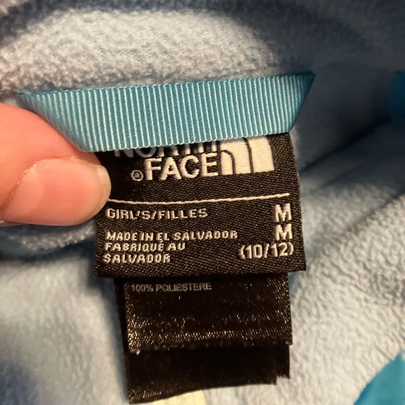 The North Face Kids Blue Fleece Jacket - Picture 7 of 7